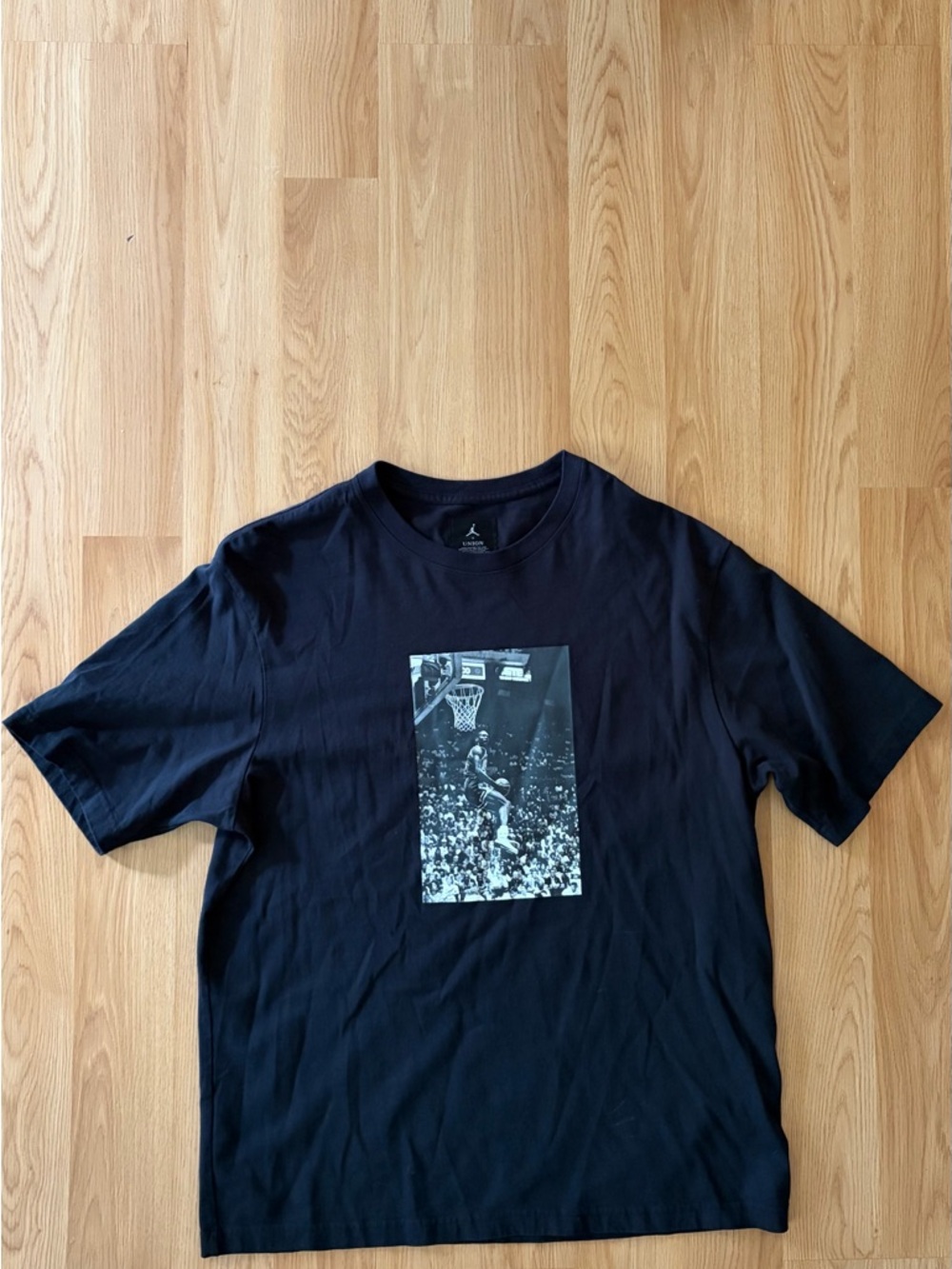 Jordan x Union Black Reverse Dunk T-Shirt